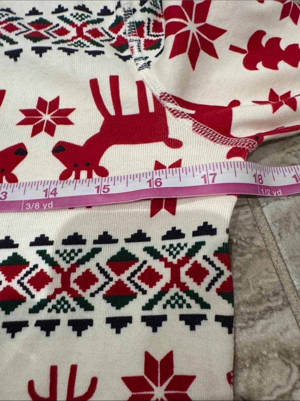 Hanna Andersson Women’s Adult Holiday Pajama Set Top & Pants Deer Dear Medium